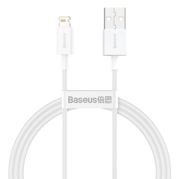 BASEUS Superior USB kabel za iPhone Lightning 2.4A 1m bijeli