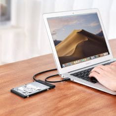 Ugreen 2,5'' SATA III 3.0 na USB-C HDD SSD adapter - crni