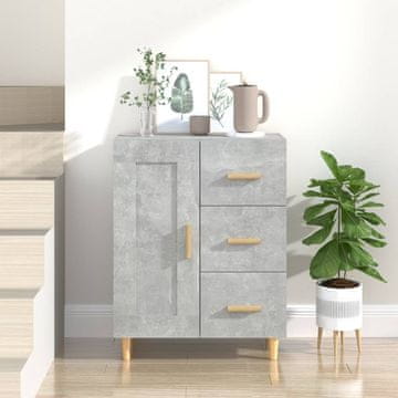 Vidaxl Ormarić Betonsko-sivi 69,5 x 34 x 90 cm Materijal na bazi drva