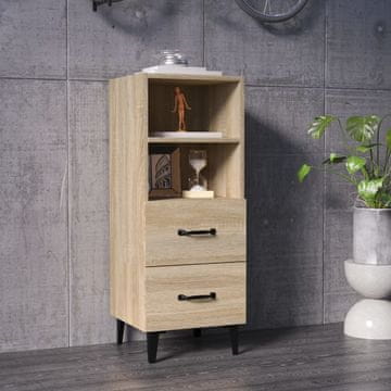 Vidaxl Ormarić, hrast Sonoma, 34,5 x 34 x 90 cm, materijal na bazi drva