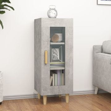 Vidaxl Ormarić Betonsko-sivi 34,5x34x90 cm Materijal na bazi drva