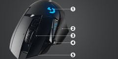 Logitech G502 Lightspeed bežični miš, crna