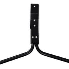 Vidaxl Crni valjak za travnjake 68 L