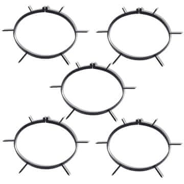 Vidaxl Set alata za prozračivanje travnjaka s 5 alata