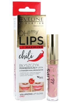 Eveline Cosmetics Eveline oh! my lips lip maximizer chili - bleščik za povećanje usana, 4,5 ml