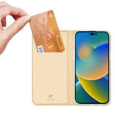 Dux Ducis Skin Pro preklopna maska za iPhone 14 Pro, zlato