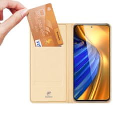 Dux Ducis Skin Pro preklopna maska za Xiaomi Poco F4 5G, zlato