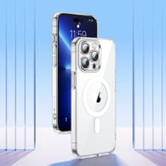 Joyroom Magnetic MagSafe maska za iPhone 14 Pro, proziran