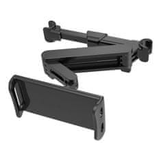MG Headrest Arm držač za automobil na naslonu za glavu, crno