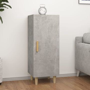 Vidaxl Ormarić Betonsko-sivi 34,5x34x90 cm Materijal na bazi drva