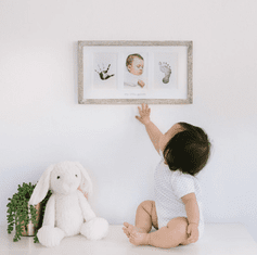 Babyprints rustikalni zidni okvir, dupli tisak i slika
