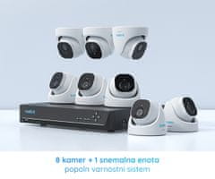 RLK16-800D8-A sigurnosni komplet, 4TB HDD, 8x IP kamera D800, detekcija osoba, 4K UHD, IR LED, IP66