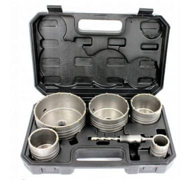 Silver Tools Set od 6 SDS plus dijamantnih krunskih pila