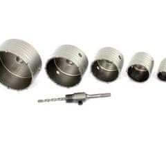Silver Tools Set od 6 SDS plus dijamantnih krunskih pila