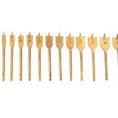 Silver Tools Set HEX 16 ravnih glodalica za drvo 6-38mm