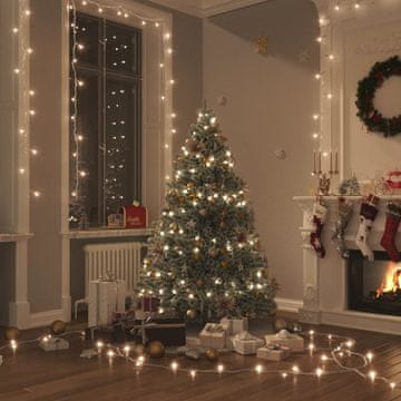 Vidaxl LED svjetleći lanac, 400 toplo bijelih dioda, 40 m, PVC