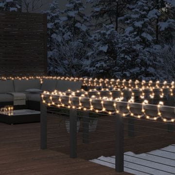 Vidaxl Svjetlo od užeta, 1200 LED dioda, toplo bijela, 50 m, PVC