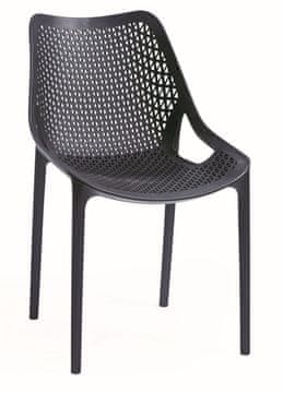 Rojaplast Bilros stolica, crna