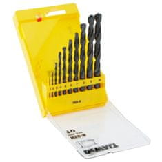 DeWalt DT5911 Set svrdla za metal od 10 dijelova u plastičnoj kutiji