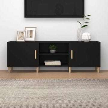 Vidaxl TV stalak, crni, 150x30x50 cm