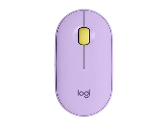 Logitech Pebble M350 miš, bežični, ljubičasta (910-006752)