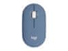 Logitech Pebble M350 miš, bežični, plava (910-006753)