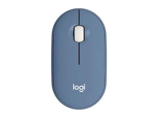 Logitech Pebble M350 miš, bežični, plava (910-006753)