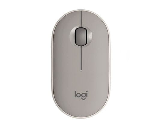 Logitech Pebble M350 miš, bežični, siva (910-006751)