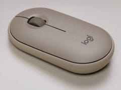 Logitech Pebble M350 miš, bežični, siva (910-006751)