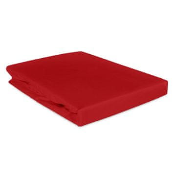 Darymex Pamučna plahta s uzorkom 140x200 saten 100% PAMUK crvena