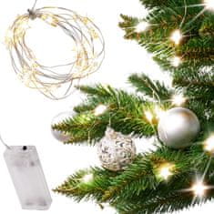 Ikonka Aga LED Dekorativna Žica Zvijezde 20 LED Topla bijela