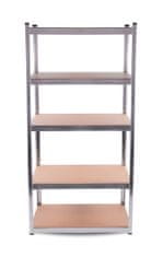 Aga 2x Metalna polica 180x90x40 cm 5 polica
