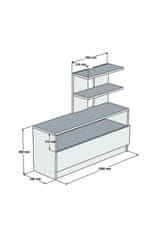 Woody Fashion Ormarić za cipele, Airy - White