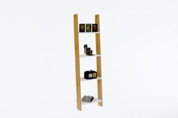 Woody Fashion Polica za knjige, Fayko - White, Sapphire