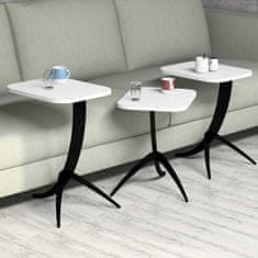 Woody Fashion Stol (3 komada), Pion - White