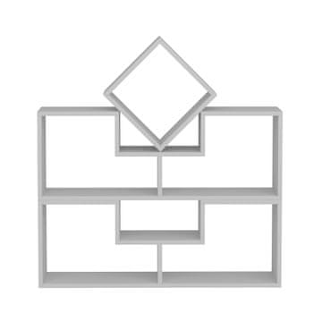 Woody Fashion Polica za knjige, Beled - White