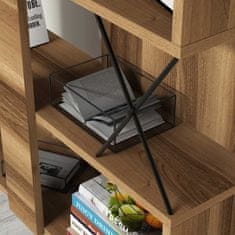 Woody Fashion Polica za knjige, Extra - Walnut