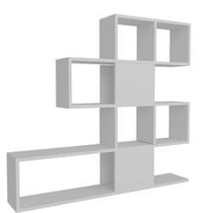 Woody Fashion Polica za knjige, Karlin - White