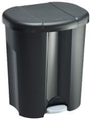 Rotho Koš za Reciklažu TRIO 3-u-1 (2x15L, 1x10L), Crno/Sivi Dizajn