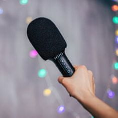 Forever Sing It BMS-500 mikrofon i zvučnik, karaoke, Bluetooth, LED, crna