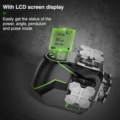 Huepar PRO12 Line Green Construction laserska nibela Bluetooth + daljinski