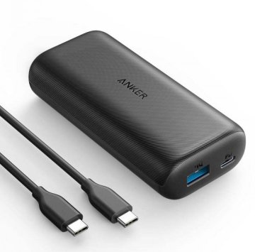 Anker PowerCore powerbank, 10000 mAh, PD, USB-C, crna