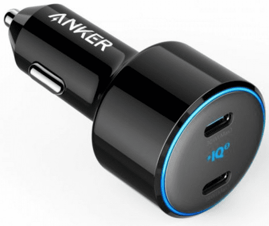 Anker PowerDrive+ III Duo auto punjač, 48 W, crna