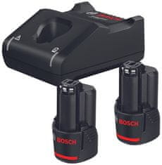 BOSCH Professional Punjač baterija 2×GBA 12V 3,0 Ah + GAL 12V-40