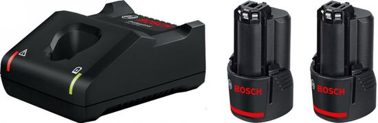 BOSCH Professional punjač baterija 2×GBA 12V 3,0 Ah + GAL 12V-40