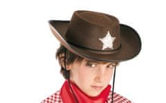 Carnival Toys šešir sa zvijezdom, šerif, smeđa