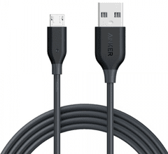 Anker Powerline kabel, micro USB, 1.8 m, crna