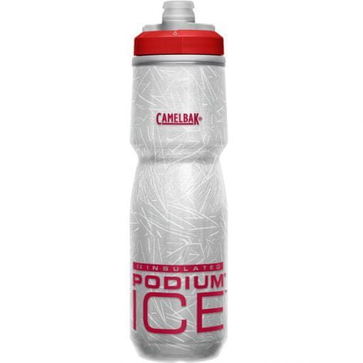 Camelbak Podium Ice boca, 0,62 l, sivo-crvena