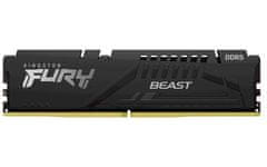 Kingston FURY Beast Black RAM memorija, 16 GB, 5200 MHz, DDR5, CL36, DIMM (KF552C36BBE-16)