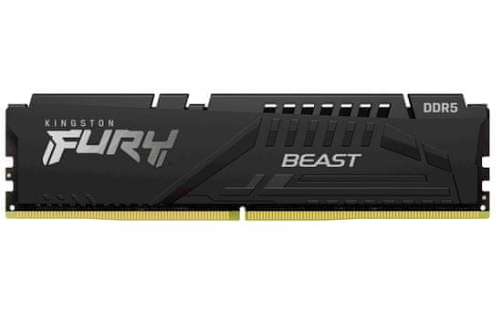 Kingston FURY Beast Black RAM memorija, 16 GB, 5200 MHz, DDR5, CL36, DIMM (KF552C36BBE-16)